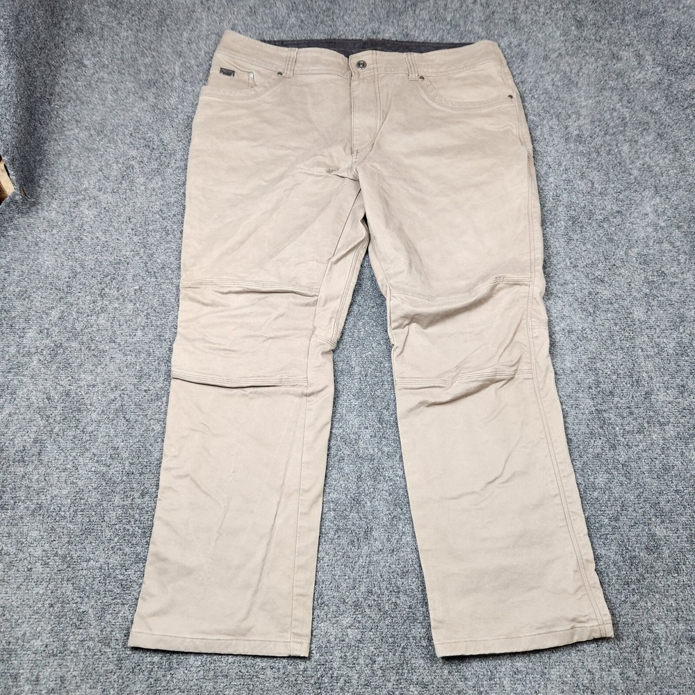 Kuhl Rebel Pants Mens Size 40x30 Brown Outdoor Hiking Camping Water‎ Repellent